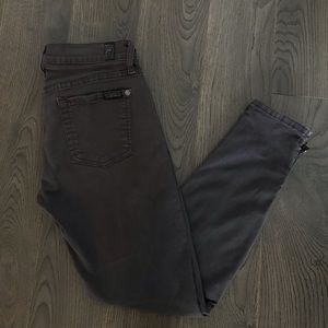 7 for all mankind cropped skinny
